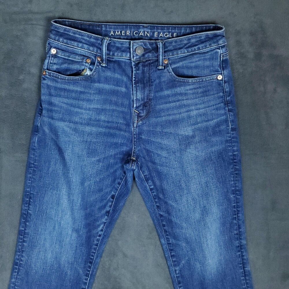 American Eagle Jeans Womens 31x27 AirFlex Temp Tech Athletic Fit Stretch Denim - Picture 5 of 14